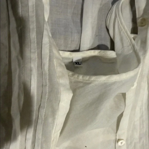 Vintage Johnny Was White Long Sleeve Bohemian Dress - Picture 4 of 5